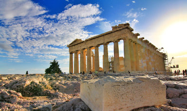 Athènes en train