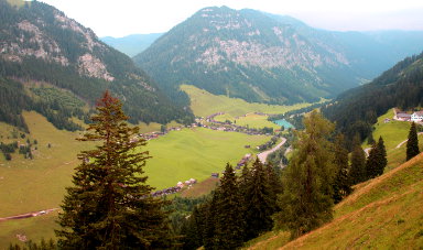 Liechtenstein en train