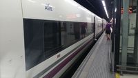 AVE de Barcelone à Madrid en gare de Barcelona Sants