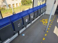 Emplacements pour vélos à bord du train régional Aalborg ⇄ Hirsthals (Danemark)