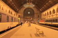 Intérieur de la gare de Budapest-Keleti pályaudvar