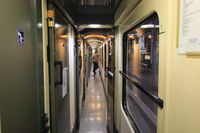 Couloir du train de nuit EN463 Kálmán Imre de Munich à Budapest