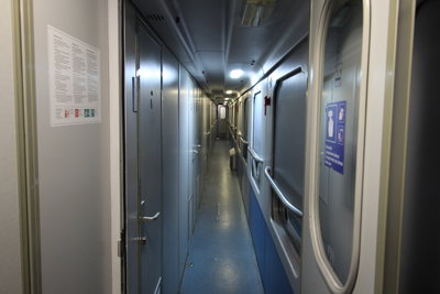 Couloir cabines privées