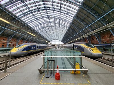 Rames Eurostar à Saint-Pancras International