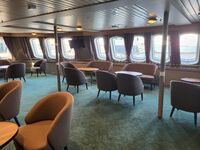 Salon Trollfjorden lounge à bord du Hurtigruten (ferry MS Vesterålen)