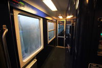 Couloir du train de nuit « Intercités de Nuit » Paris ➔ Perpignan ➔ Port-Bou, à l’entrée d’un wagon de compartiments à 6 couchettes