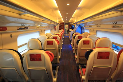 Intérieur seconde classe