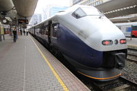 Locomotive du train EX41 Oslo Trondheim, en gare d’Oslo (Norvège)