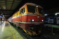 Locomotive du train de nuit 498 Zagreb (Croatie) ⇄ München (Allemagne), en gare de Zagreb HK