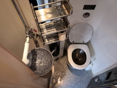 Douche et toilettes privées