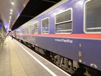 Voiture couchettes NightJet accorchée au NJ464 Graz ⇄ Zurich