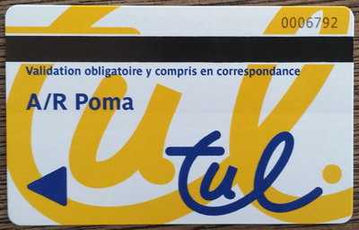 Billet recto pour le Poma