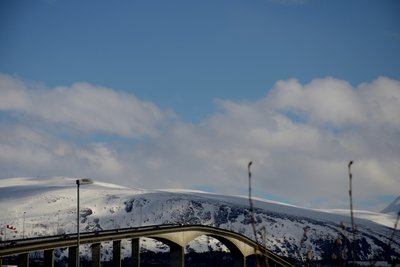 Pont de Sandnessund à Tromsø (Norvège)