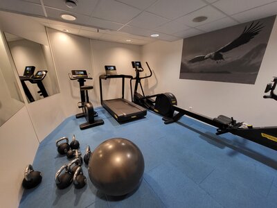 Salle de fitness à bord du MS Vesterålen