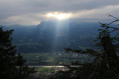 Vue de la Suisse depuis le Liechtenstein