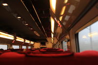 Intérieur du Thalys, en classe comfort 2