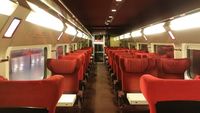 Intérieur de l’Eurostar, en classe comfort 1