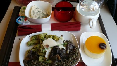 Dîner à la place à bord de l’Eurostar