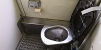 Toilettes dans une ancienne voiture du Brest ⇄ Minsk