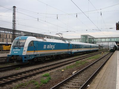 Train Alex en gare de Regenburg