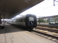 Train danois en gare de Fredericia