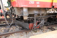 Essieux sur une motrice Z100 du train jaune de Cerdagne