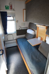 Cabine couchette 1 ou 2 personne(s) dans le train de nuit Stockholm Narvik