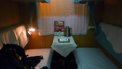 Train Ürümqi – Shanghai (couchette molle)