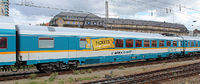 Voiture D-VBG 56 80 85-95 152-9 BRmz de la compagnie Die Länderbahn GmbH en gare de München Hauptbahnhof, Allemagne