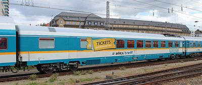 Voiture Alex-treff en gare de Munich